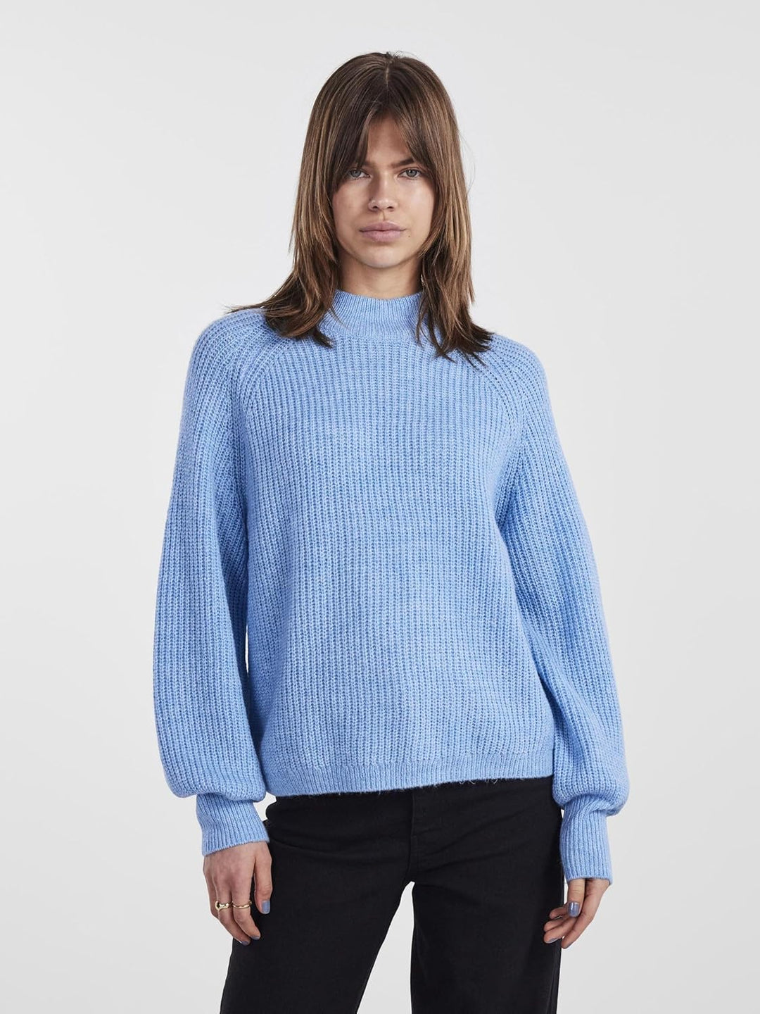 PIECES Female Strickpullover PCNATALEE XS Airy Blue, XS Airy Blue