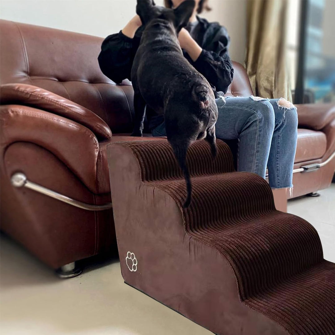 Schritte | 4 Tiers Cats High Density Foam Steps für | Sofa - Flexible Katzenrampe für den Innenberei
