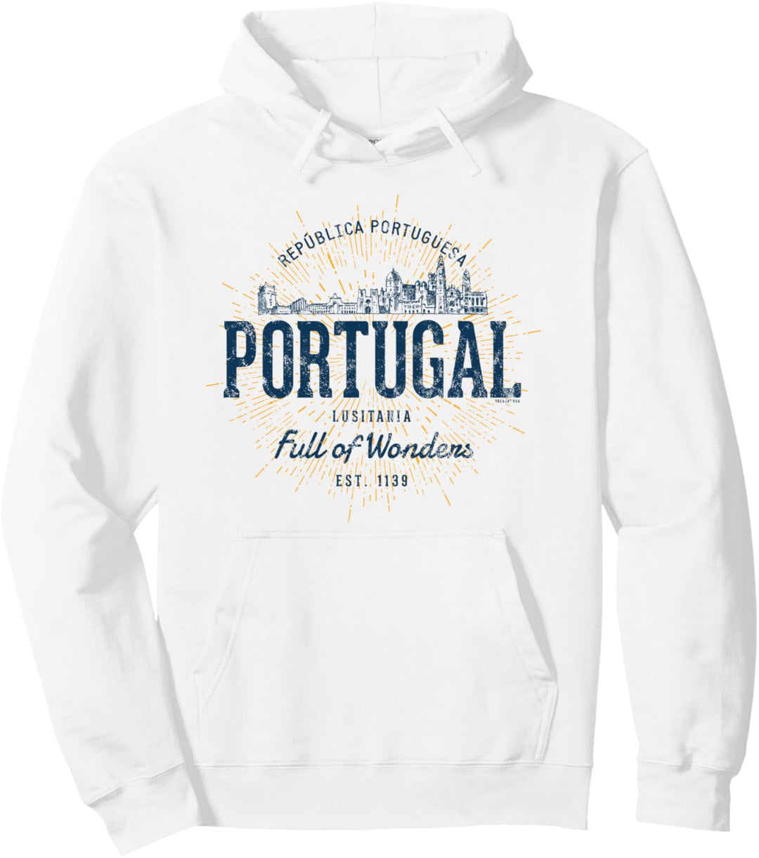 Retro Stil Vintage Portugal Pullover Hoodie