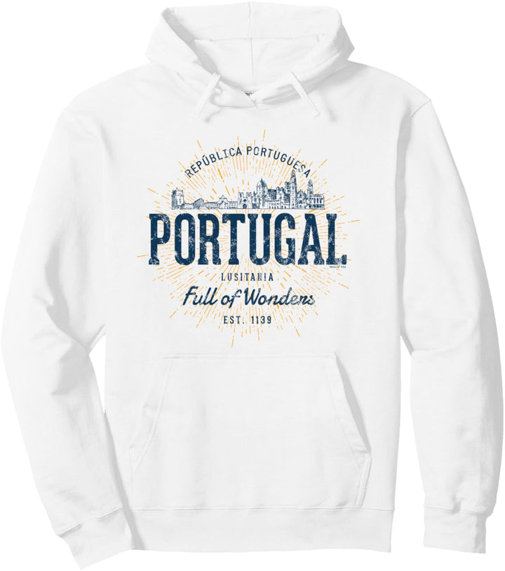 Retro Stil Vintage Portugal Pullover Hoodie