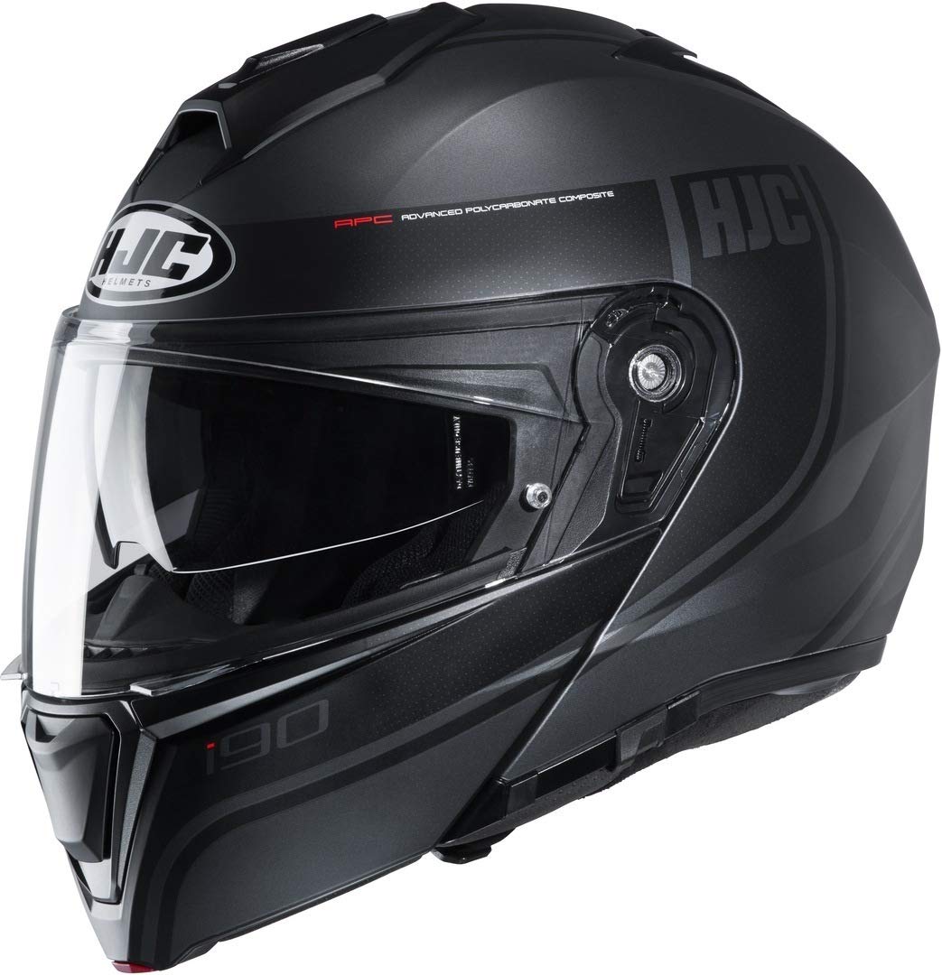 Motorradhelm HJC i90 DAVAN MC5SF, Schwarz, S S Schwarz, S Schwarz