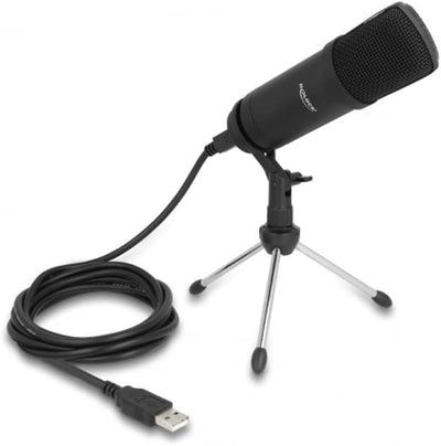 Delock Professionelles USB Kondensator Mikrofon 24 Bit / 192 kHz