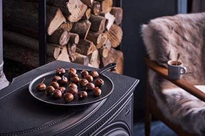 Le Creuset Gusseisen-Crêpespfanne, Inkl. Holzschieber, Ø 32 cm, Rund, Für alle Herdarten inkl. Induk