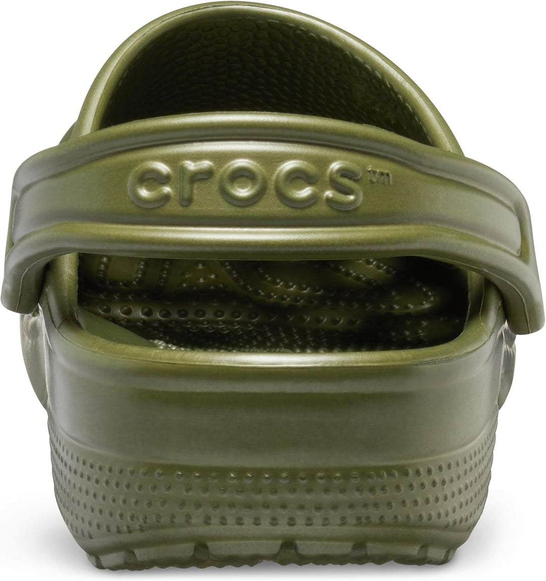 Crocs Unisex Classic High Shine Clog Holzschuh 43/44 EU Army Green, 43/44 EU Army Green