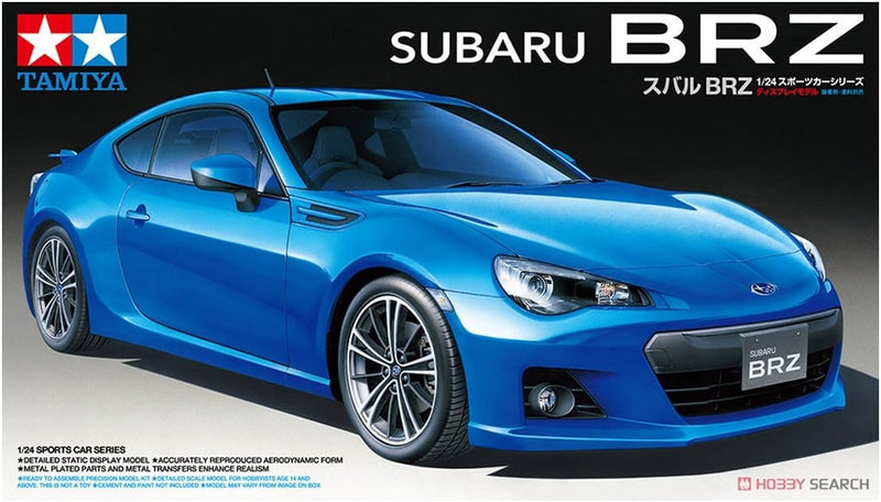 TAMIYA TAM24324 - 1:24 Subaru BRZ - Plastikbausatz - Modellbau - Autobausatz - originalgetreue Nachb