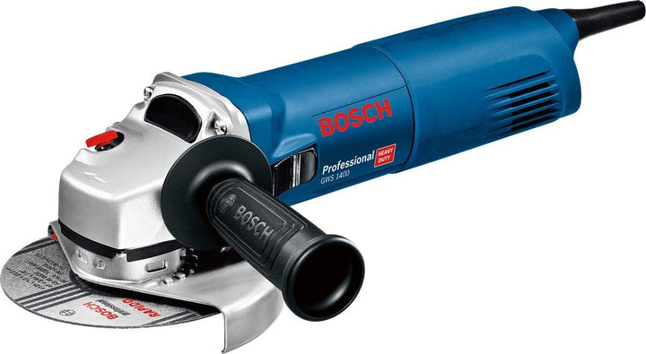 Bosch Professional Winkelschleifer-Set: GWS 22-230 P + GWS 1400 (inkl.Zusatzhandgriff, Aufnahmeflans
