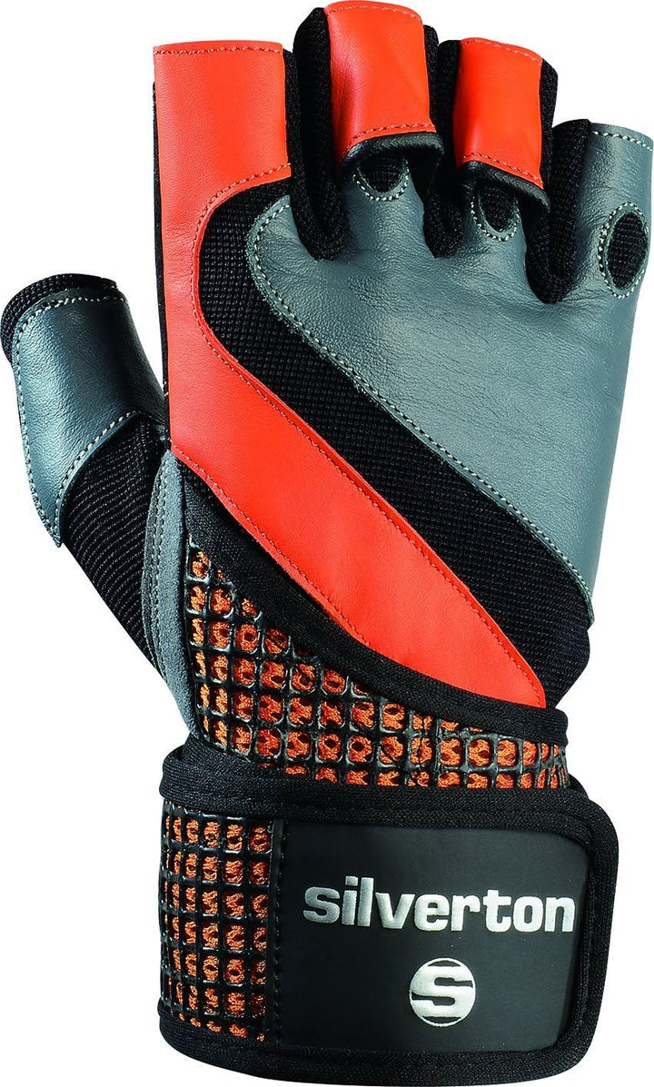 Silverton Handschuhe Power Grid L schwarz/Orange/Grau, L schwarz/Orange/Grau