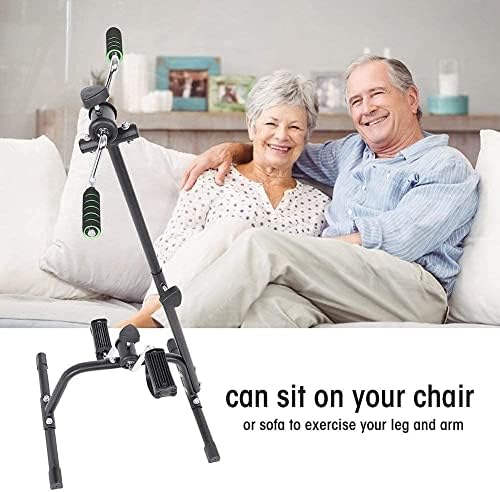 Wakects Doppel-Pedale für Arme und Beine, Mini-Heimtrainer für Übungen zu Hause, Heimtrainer für Arm