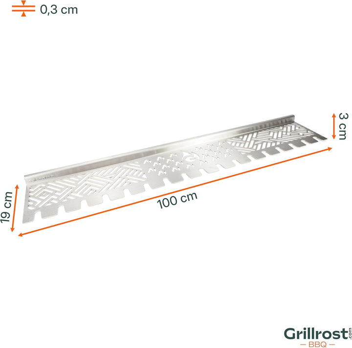 Grillrost.com Das Original Edelstahl Warmhalterost Multi-Station - passend für Weber Genesis 2 600er