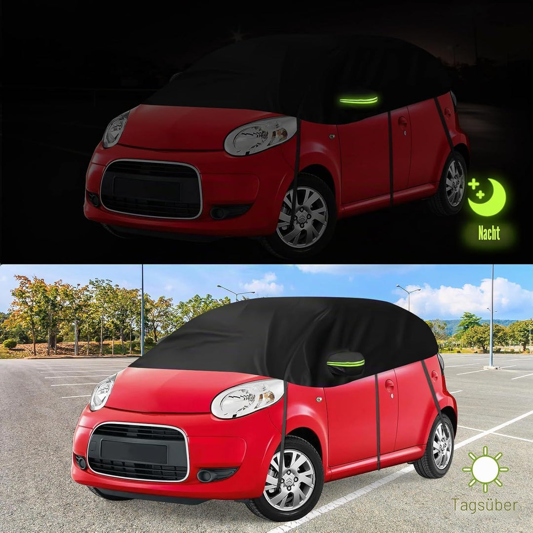 Halbe Autoabdeckung Ersatz für Citroen C1 2005-2022, Softtop Dachschutz Autoabdeckung Wasserdicht, H
