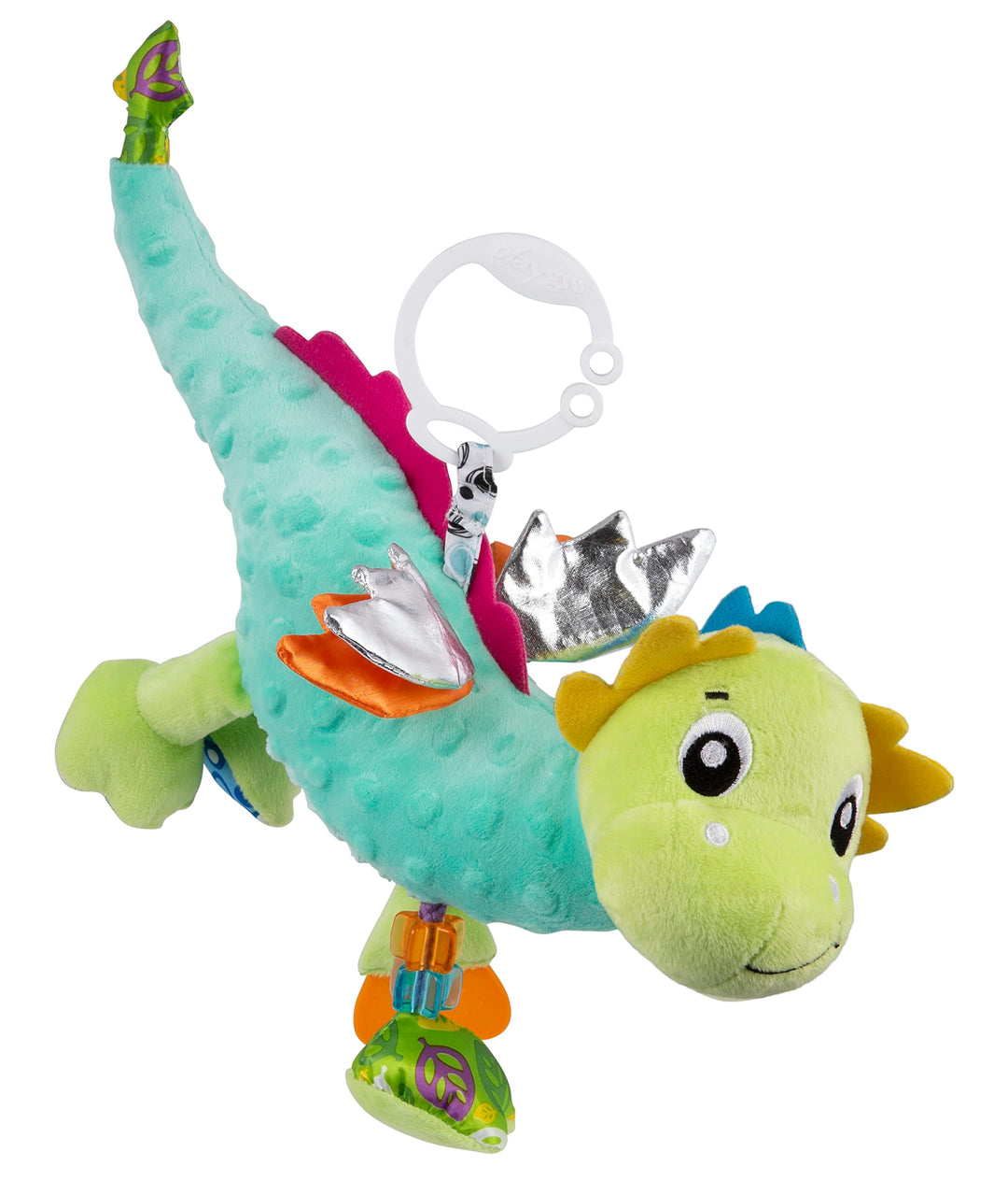 Playgro Sensory Friend Drache - Babyspielzeug - Motorik - Babysensorik - Babyrassel - Babymotorik -