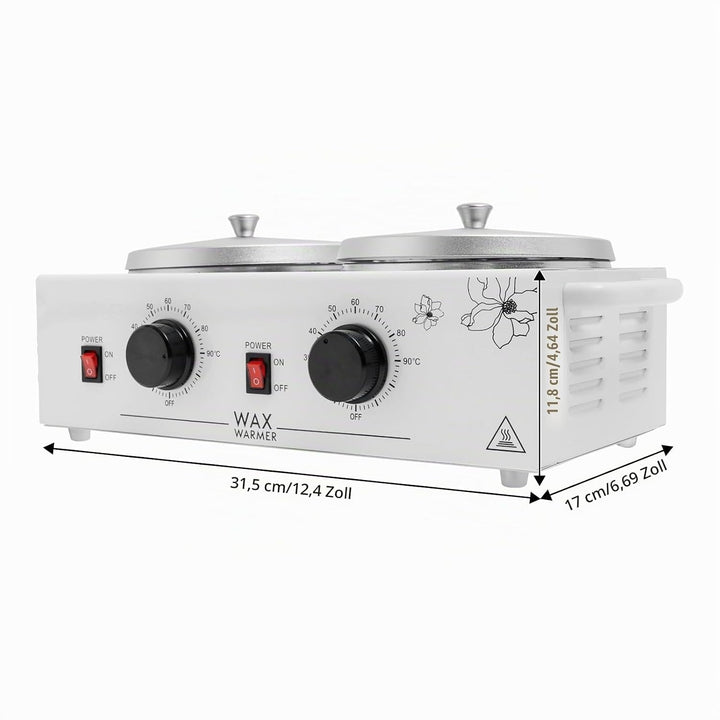 VonVVer Wachswärmer 1L - Wachsheizung 200W Elektrischer Wachswärmer 0-100℃ Temperatur Einstellbar Wa