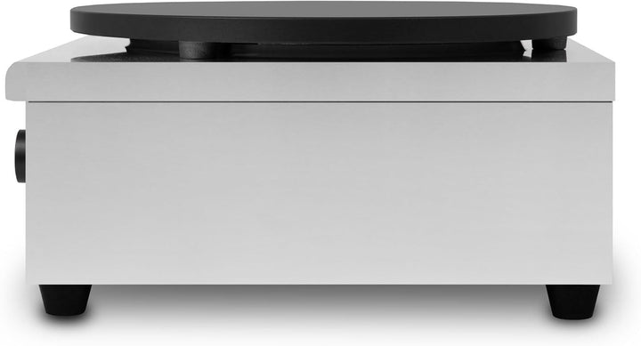 Crepes Maker Crepesplatte Crepesmaker Elektrisch aus Edelstahl mit 40cm Platte (3000W, Antihaftbesch