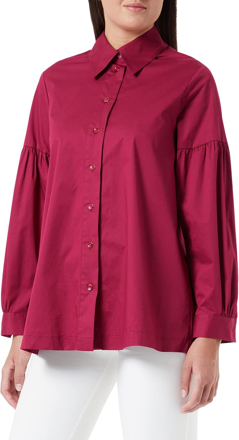 Seidensticker Damen Bluse - Fashion Bluse - Regular Fit - tailliert- Stretch - Hemd Blusen Kragen -