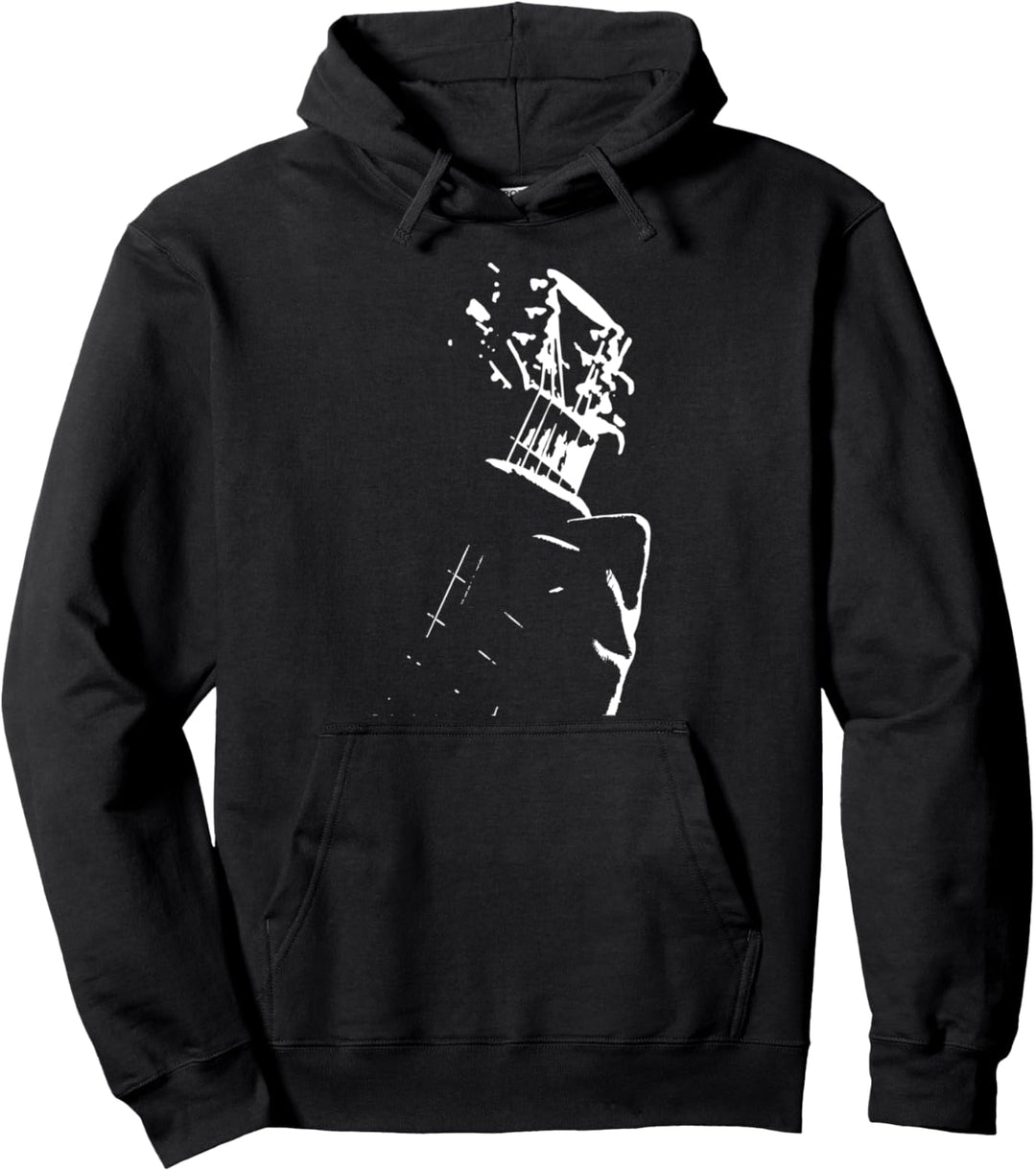 Gitarre Gitarristen Gitarrenspieler Gitarrist Pullover Hoodie