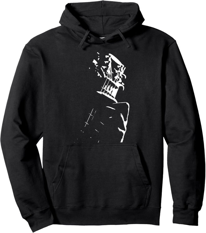 Gitarre Gitarristen Gitarrenspieler Gitarrist Pullover Hoodie
