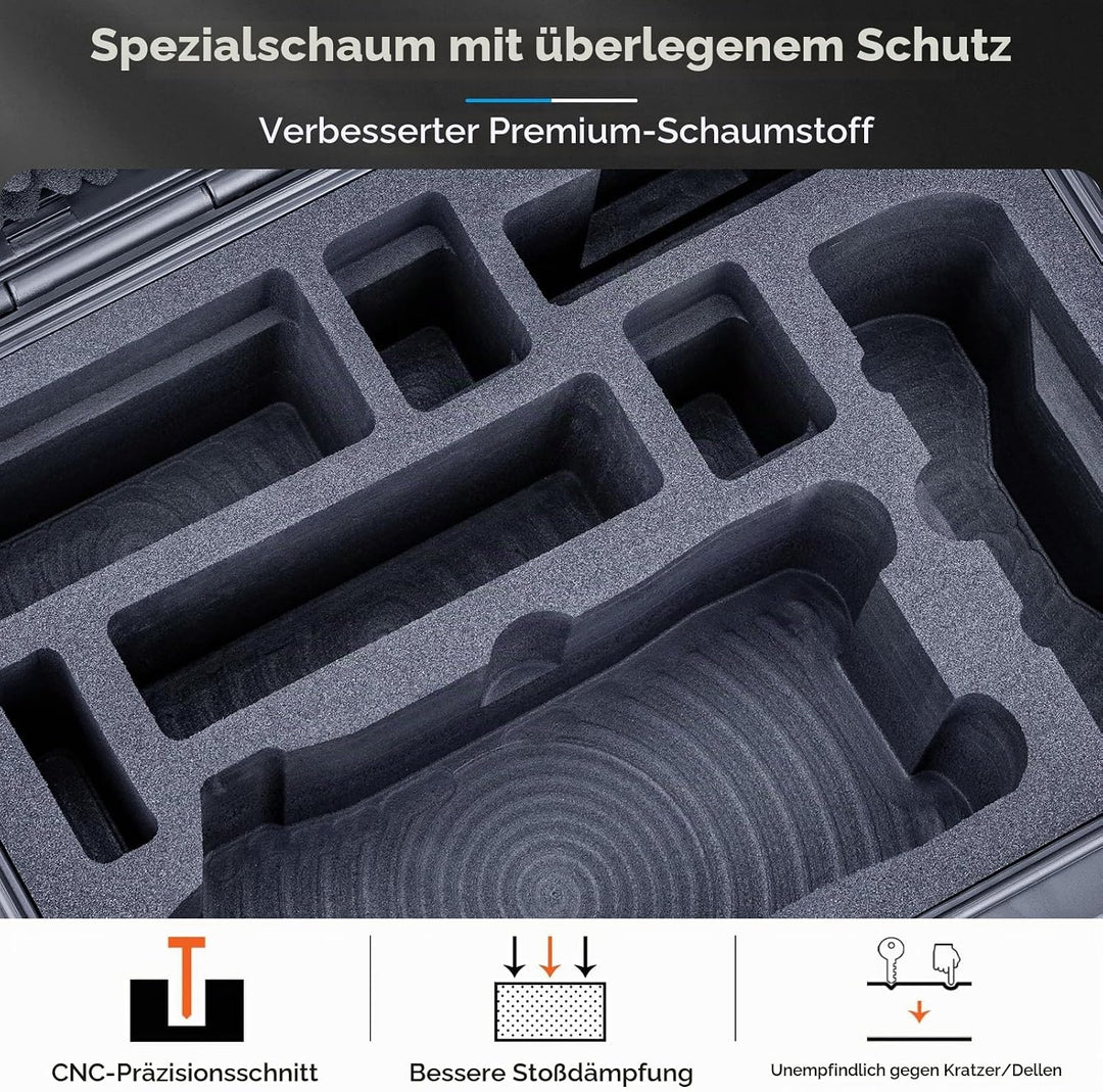 Lykus Titan M400 Wasserdicht Tasche/Koffer/Case für DJI Mavic 4 Pro, DJI RC Pro 2/RC2, Unterstützung