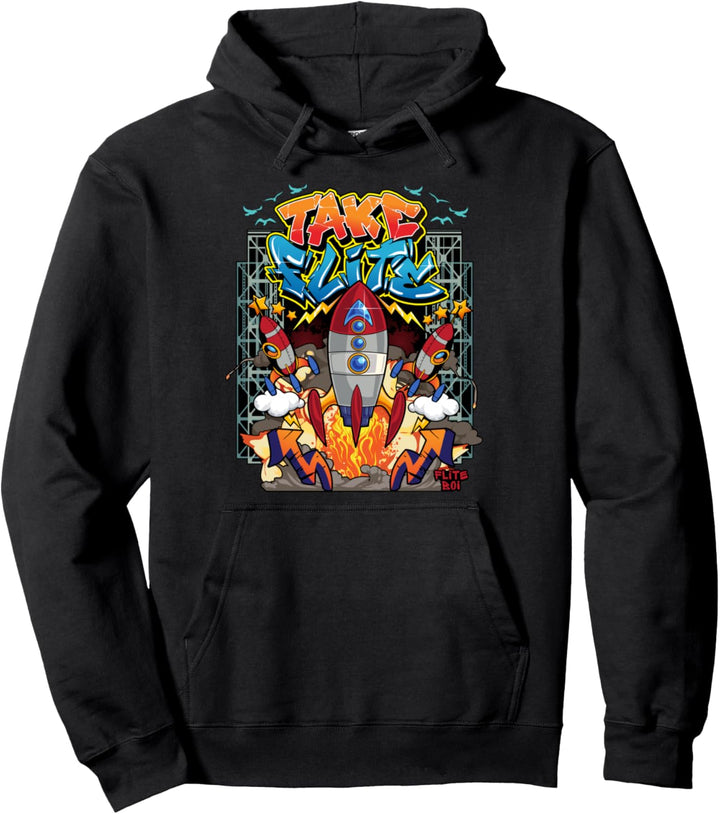 Flite Boi - Urban - Nehmen Sie Flite Rocket Graffiti Pullover Hoodie