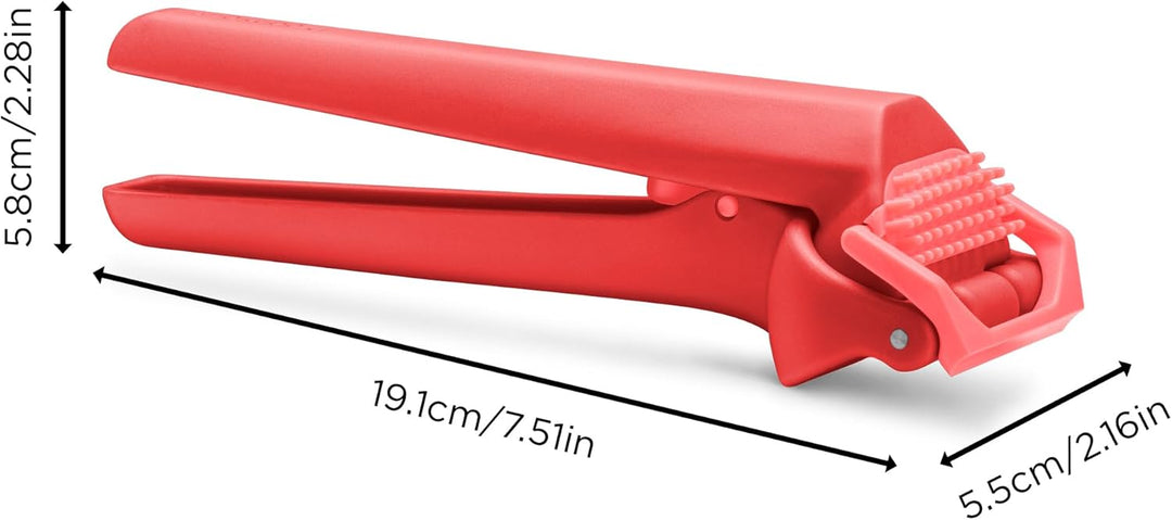 Dreamfarm DFGA5622 Garject Lite Knoblauchpresse aus Kunststoff Rot, Rot