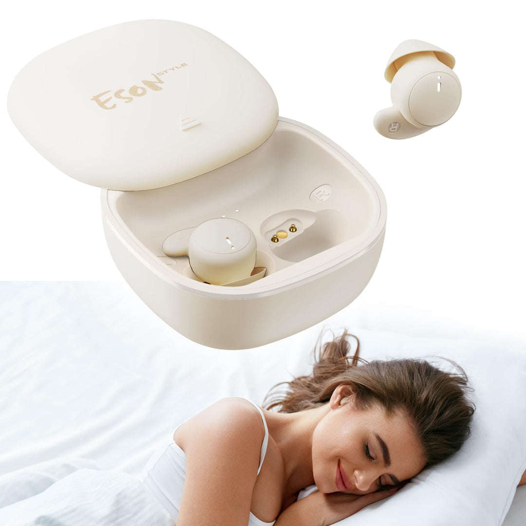 esonstyle Schlafkopfhörer Seitenschläfer Mini Kopfhörer zum Schlafen - Bluetooth 6.0, IPX6 Kabellose