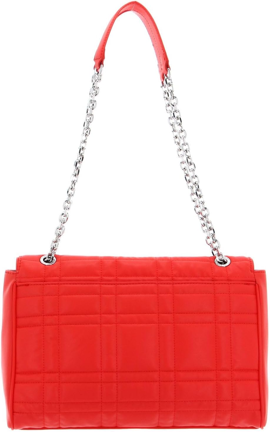 Calvin Klein Re-Lock Quilt Shoulder Bag L Deep Orange