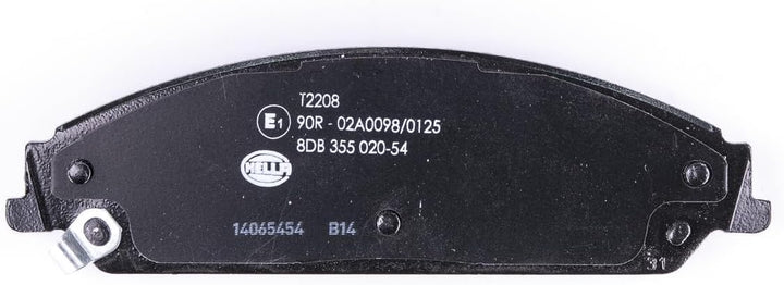 HELLA PAGID 8DB 355 020-541 Bremsbelagsatz - T2208 - Dicke/Stärke: 18.1mm - Bremssystem: Bosch - mit
