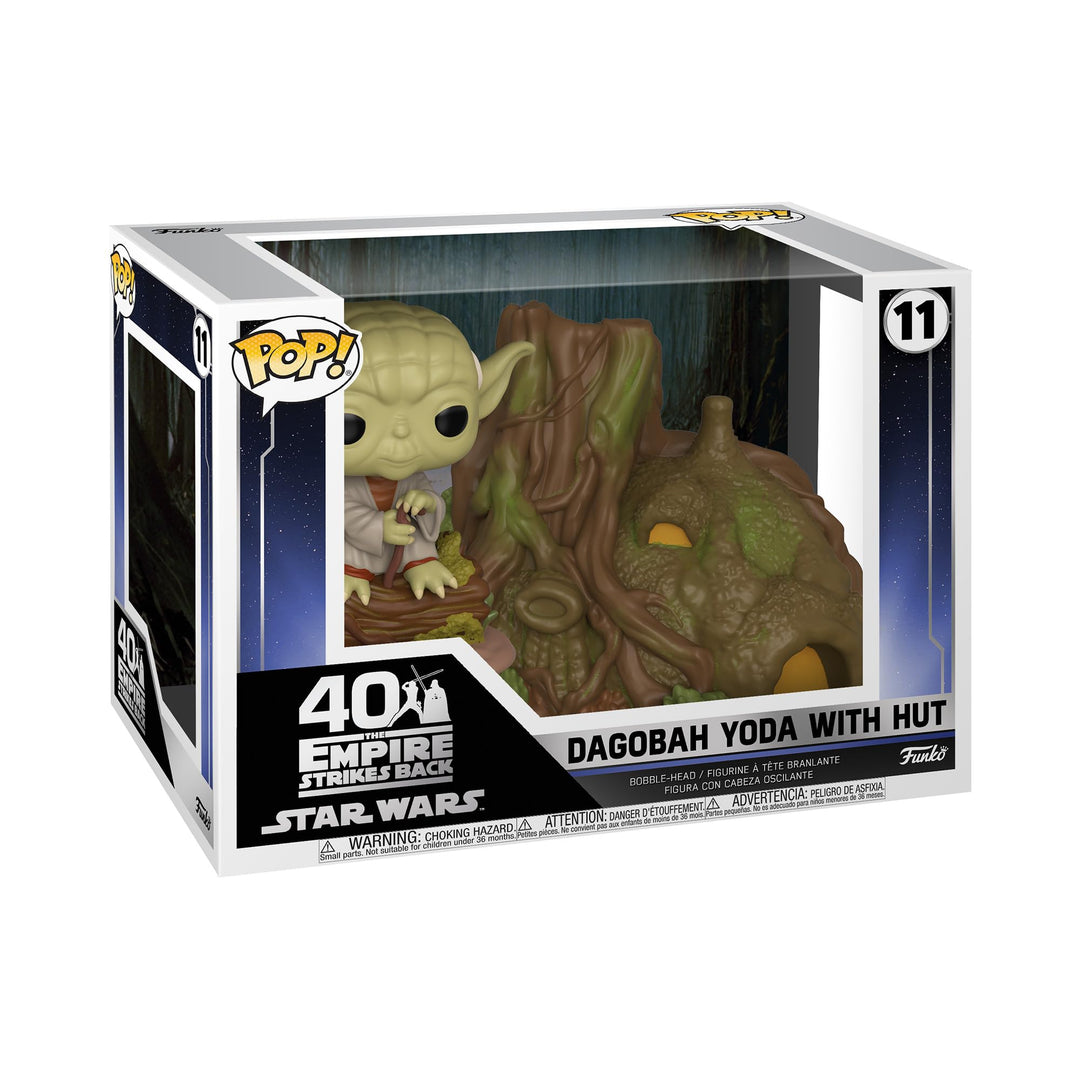 Funko Pop! Town: Star Wars - Yoda's Hut - Vinyl-Sammelfigur - Geschenkidee - Offizielle Handelswaren