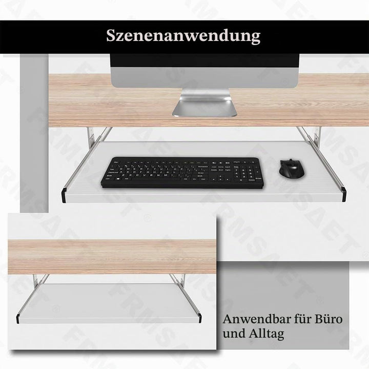FRMSAET Möbelzubehör Büroproduktanzüge Hardware 53 cm / 60 cm / 76 cm Tastatur Schubladenfach Holzha