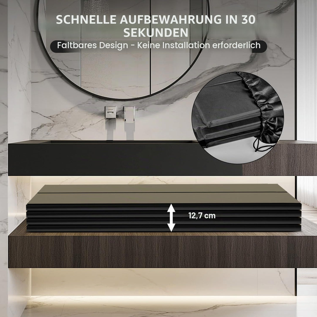 YYW Tragbare faltbare Eisbadewanne, grosse tragbare Badewanne für Zuhause, Outdoor, Fitnessstudios,