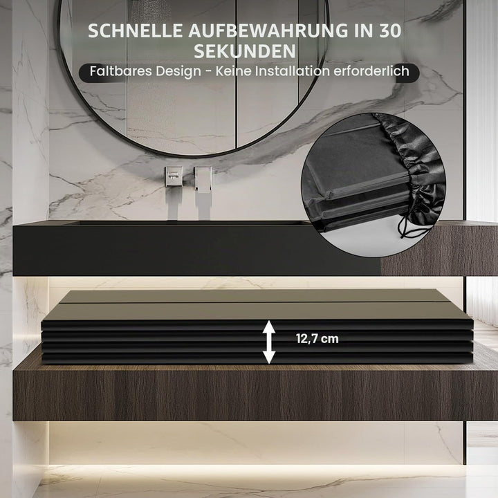 YYW Tragbare faltbare Eisbadewanne, grosse tragbare Badewanne für Zuhause, Outdoor, Fitnessstudios,
