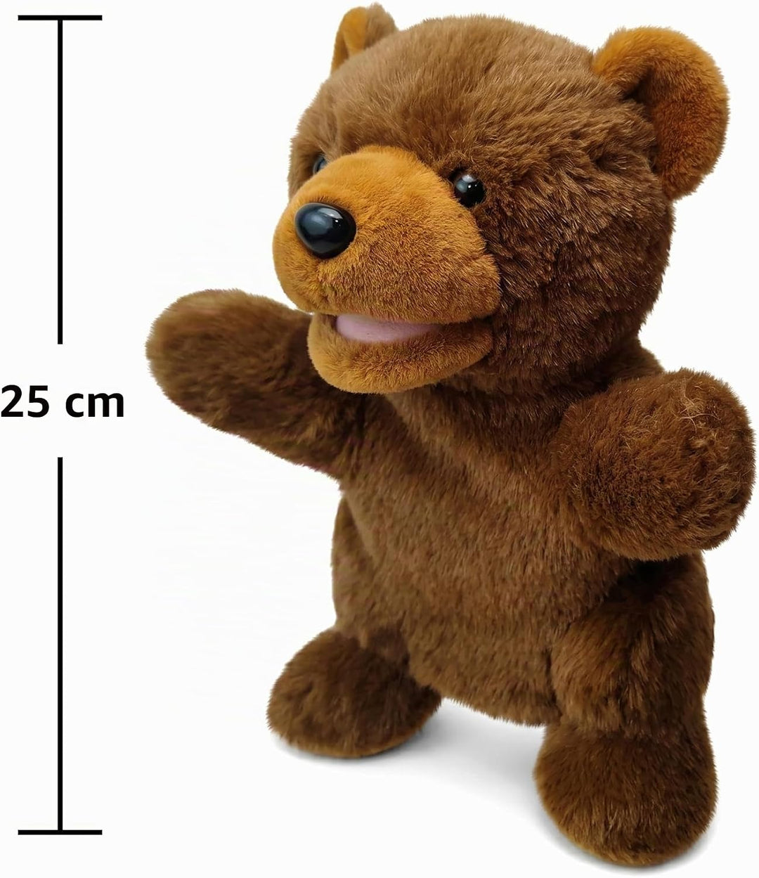2026 Tierhandpuppen für Kinder,Kleinkind enthält Wolf,Tiger,Löwe,AFFE und bewegliche offene Münder,p