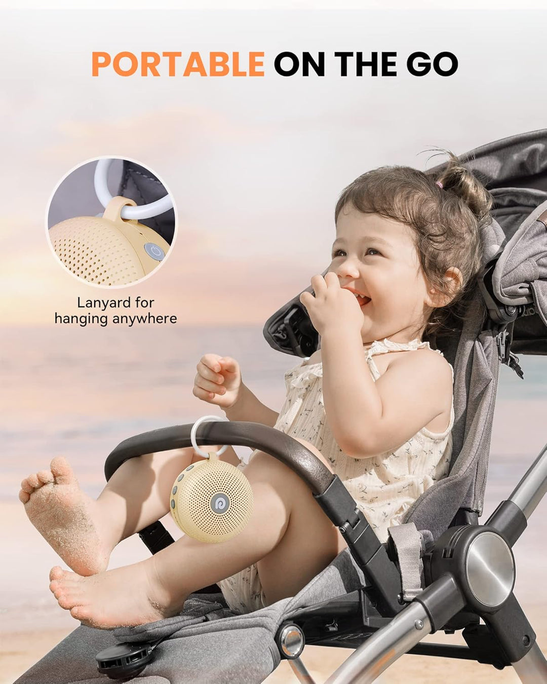 Dreamegg White Noise Machine - D11Max Einschlafhilfe Babys Erwachsene, Portable White Noise Machine