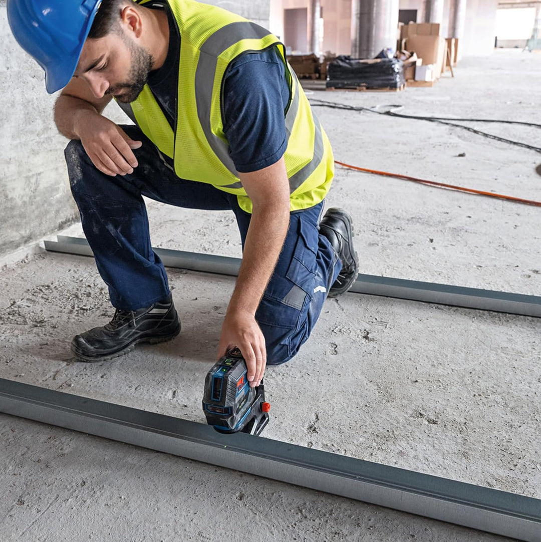 Bosch Professional Kombilaser GCL 12V-50-22 CG (Arbeitsbereich von bis zu 50 m mit Empfänger, Dual P