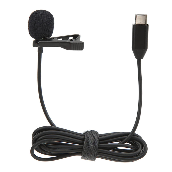 Goshyda Lavalier-Mikrofon, Typ C HiFi Sound Ansteckmikrofon Noise Cancelling Omnidirektionales Mikro