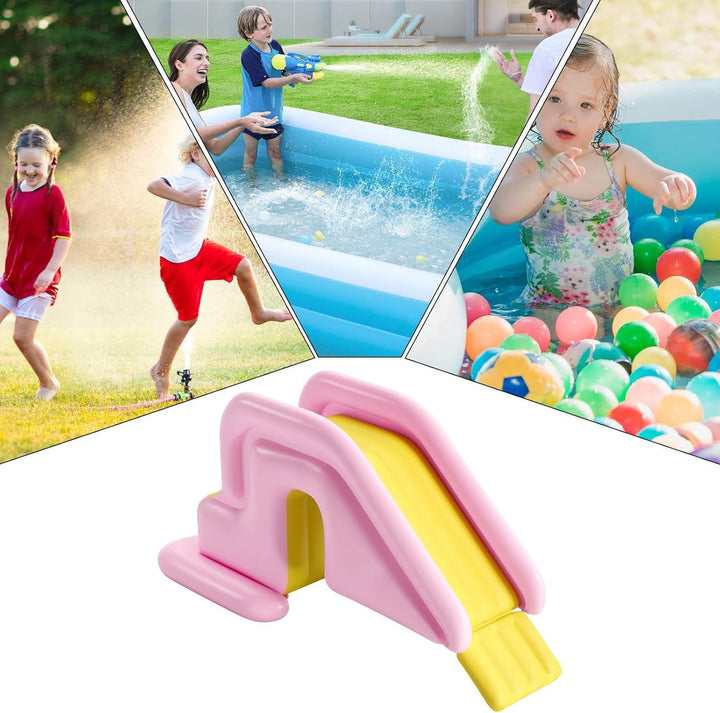 Aufblasbare Poolrutsche, breites, mit Wasser befüllbares Spielspielzeug, aufblasbarer Wasserrutschen