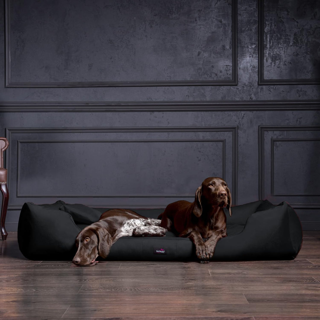 tierlando Moritz Hundebett Hundesofa M - XXXL 90 110 130 160 185 cm Grösse: M3 / M 80cm | Bezug: Pol