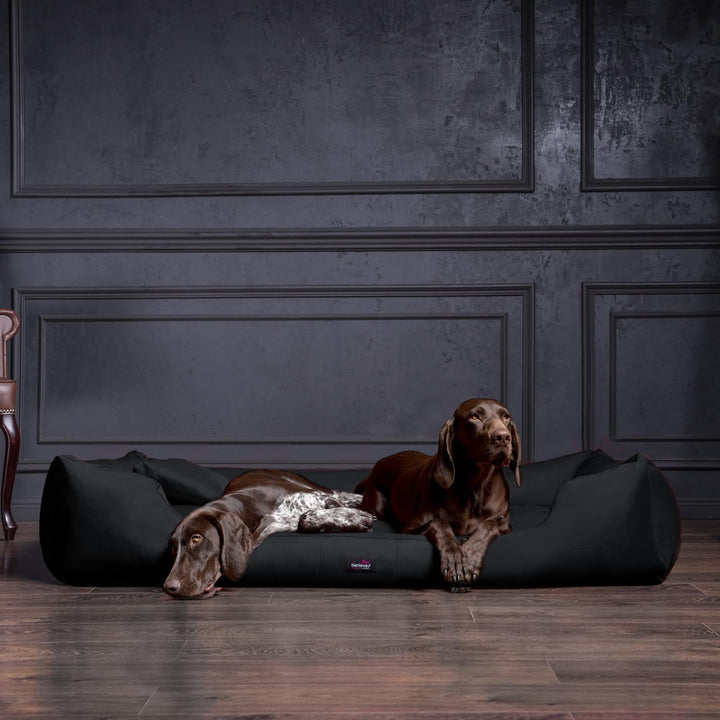 tierlando Moritz Hundebett Hundesofa M - XXXL 90 110 130 160 185 cm Grösse: M3 / M 80cm | Bezug: Pol