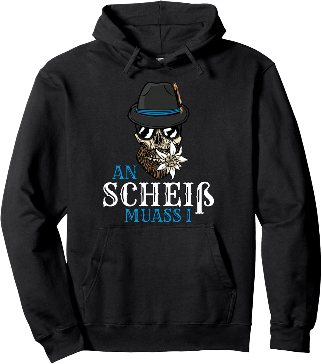 An Scheiss muass i Bayerisches Design Bayrisch Boarisches Pullover Hoodie