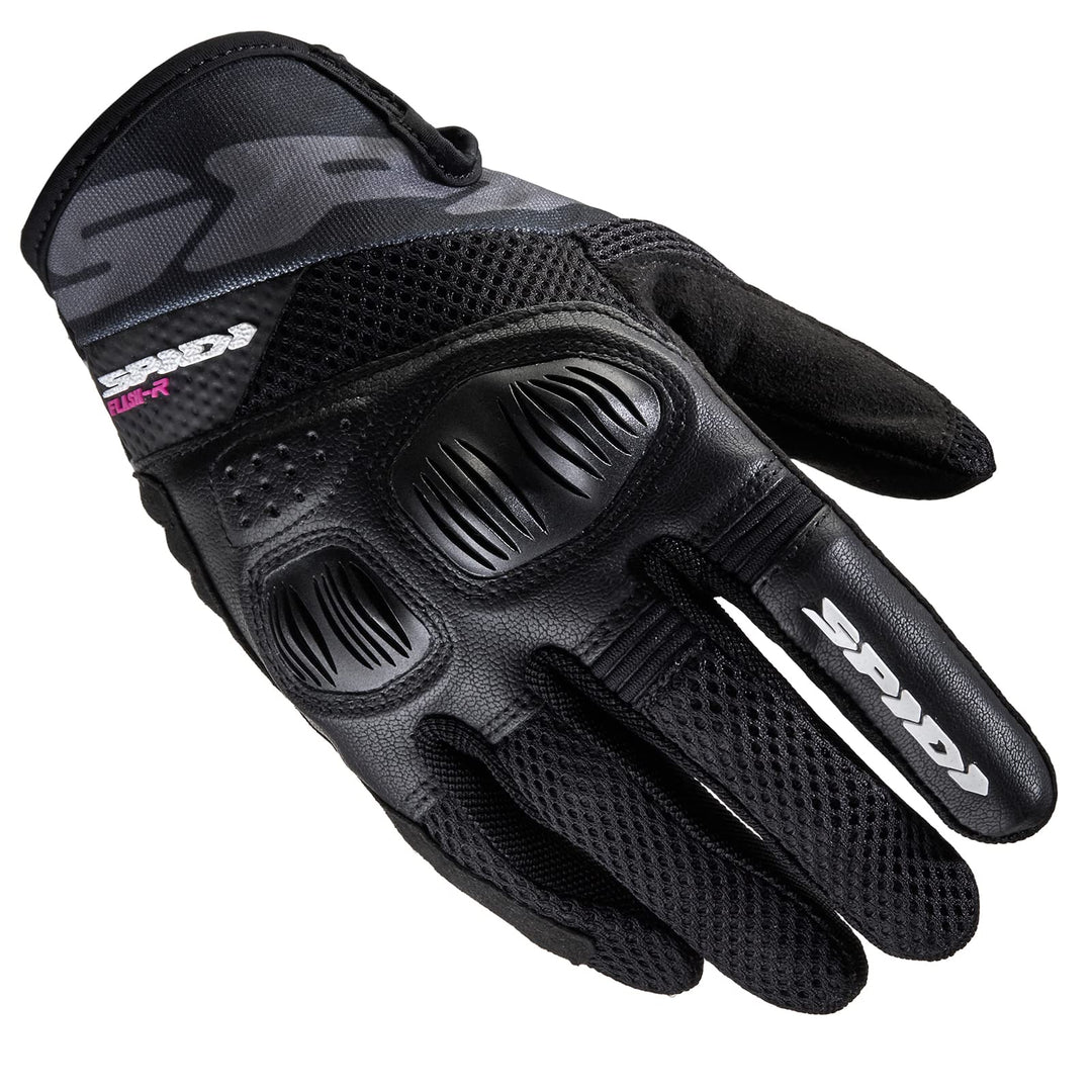 SPIDI, Flash-R Evo Lady, Guanti Moto per Donna, Protettivi e Resistenti, Guanti Moto Estivi Impermea