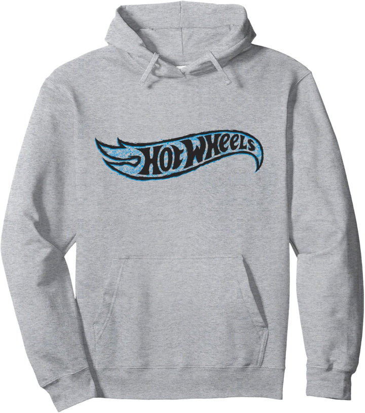 Blaues klassisches Logo von Hot Wheels Pullover Hoodie