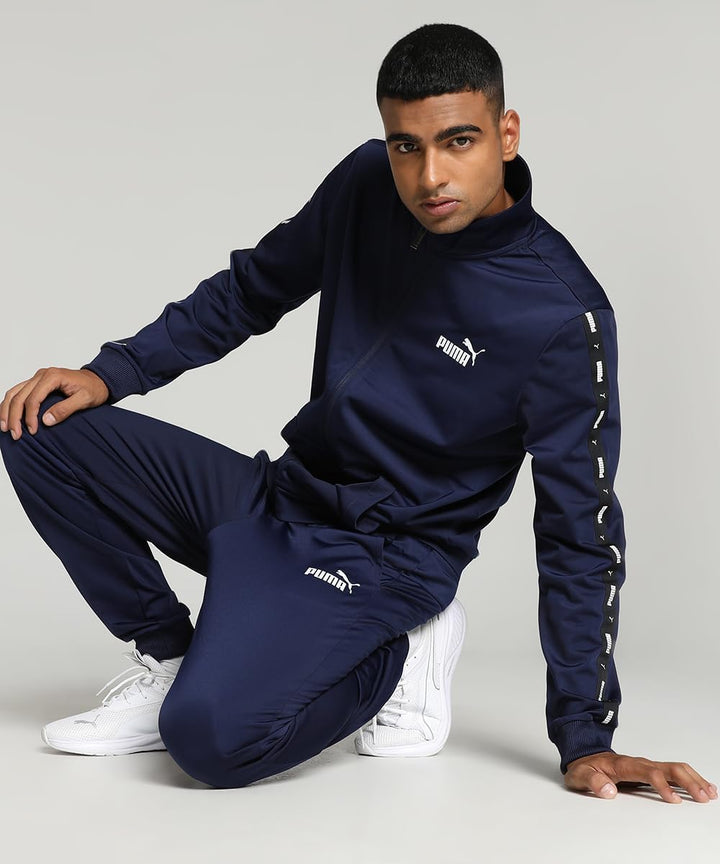 PUMA Herren Tape Poly Suit Cl Trainingsanzug M PUMA Navy, M PUMA Navy