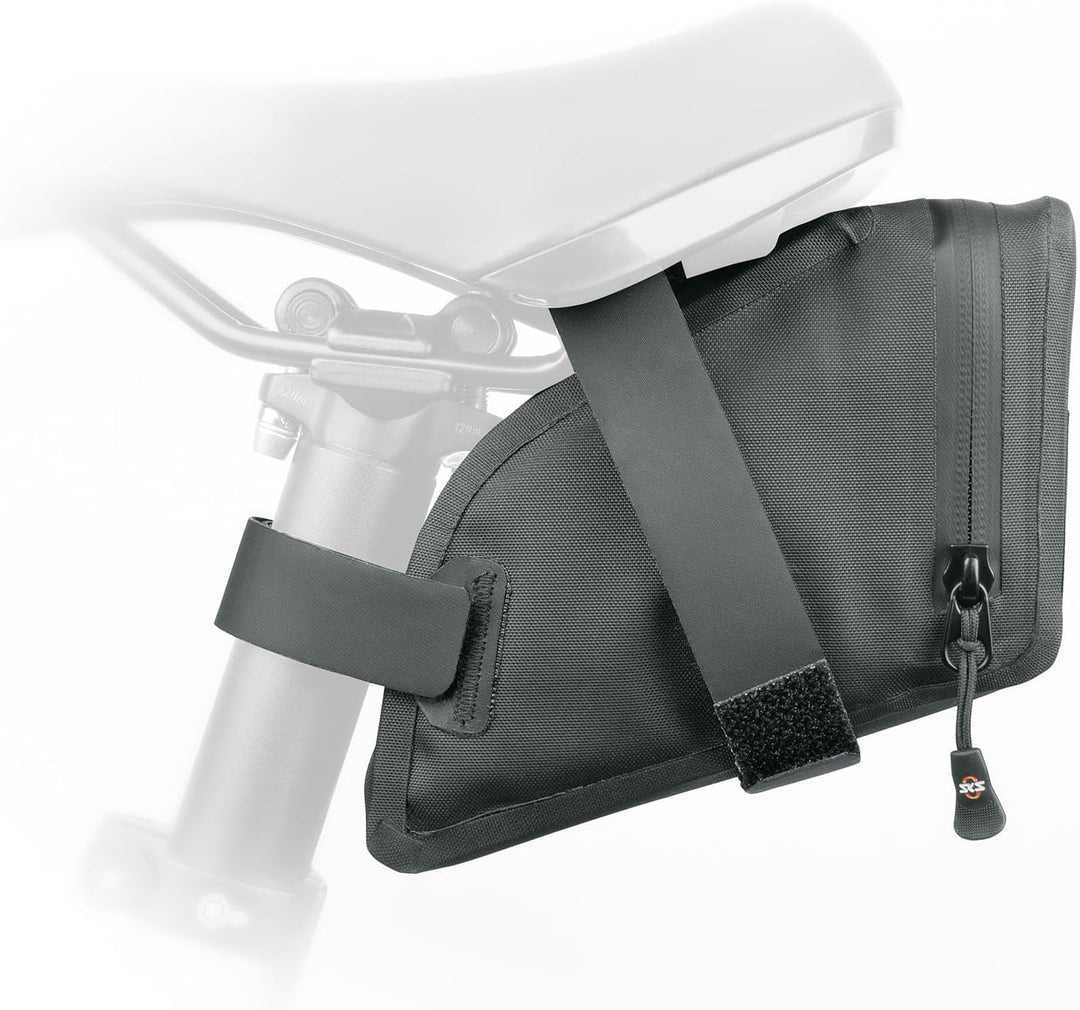 SKS GERMANY Race Saddle Bag L Satteltasche für Fahrräder (Fahrradtasche, Aerodynamisch & leicht, Ver