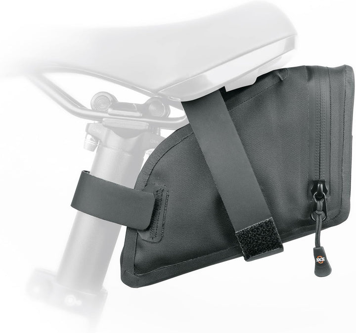 SKS GERMANY Race Saddle Bag L Satteltasche für Fahrräder (Fahrradtasche, Aerodynamisch & leicht, Ver