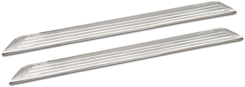 Avisa INOX Door sill Protectors Compatible with FIAT 500e Berlina 2020- / 500 FL 2015-3-Doors - 2-Pi