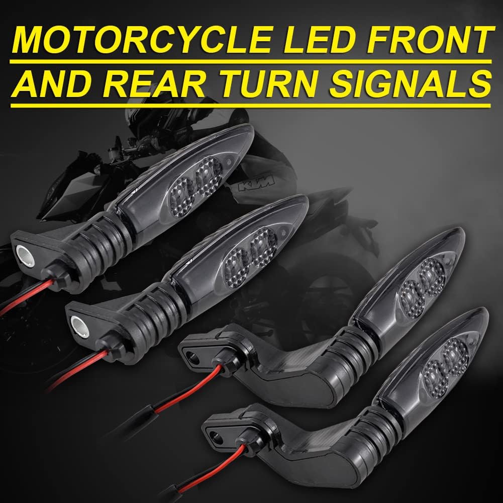 KATUR Motorrad Led Blinker Vorne Und Hinten Blinker Kompatibel Mit Bmw F650gs F700gs F800g F800r F80