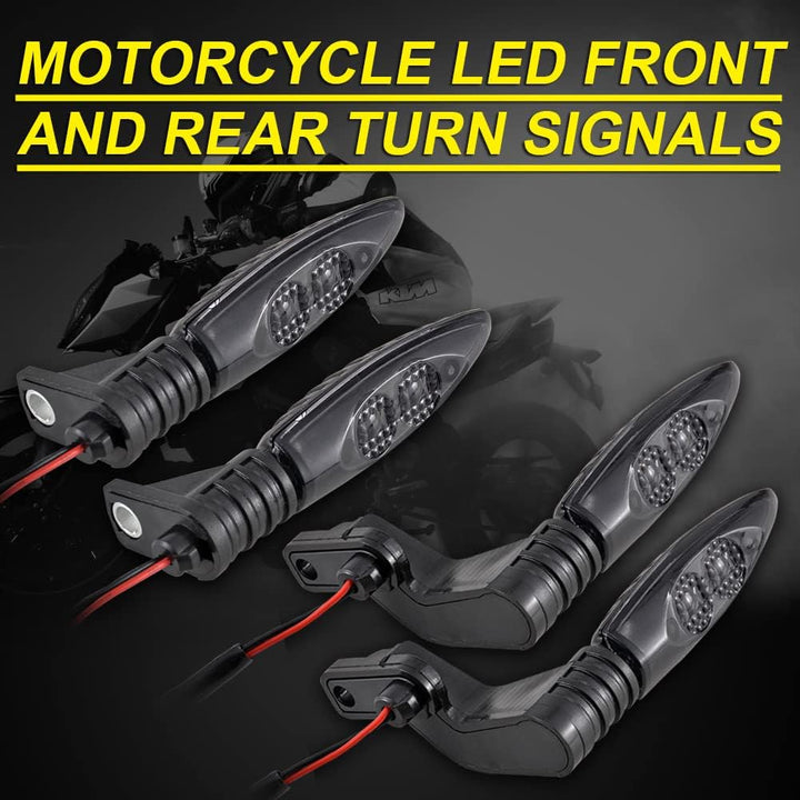 KATUR Motorrad Led Blinker Vorne Und Hinten Blinker Kompatibel Mit Bmw F650gs F700gs F800g F800r F80