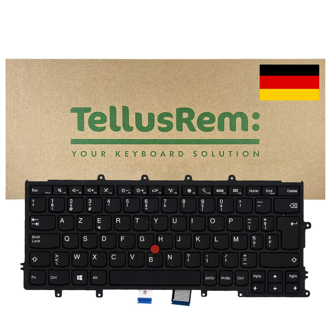 TellusRem ersatztastatur Deutsche Nicht Hintergrundbeleuchtung für Lenovo Thinkpad X230s X240 X240S