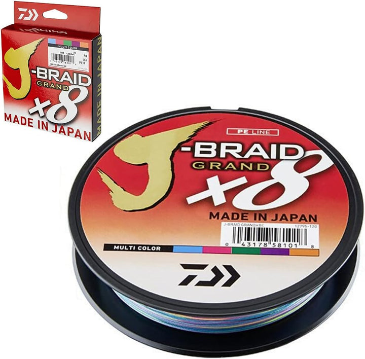 Daiwa - Fishing Braid J Braid Grand 28/100 300 M - Multicolore - 12795128