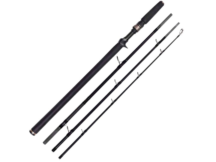 Westin W3 Powercast-T Travel 2nd 233cm XH 20-80g - Baitcasterrute zum Kunstköderangeln, Reiserute, R
