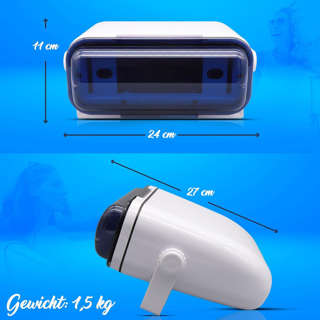 PYLE AUDIO INC plmrcw3 Universal Marine Stereo Full Body Gehäuse – Weiss